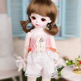 W&Y 1/6 BJD Doll,Size 26 cm 10 Inch 19 Ball Joints SD Dolls with Clothes Shoes Wigs Free Makeup Girls Best Gift DIY Toys