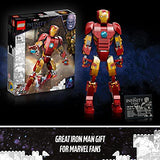 LEGO Marvel Iron Man Figure 76206 Building Kit; Realistic Model for Play and Display Based on Iron Man from Marvel Studios’ Avengers: Age of Ultron; Collectible Gift for Kids Aged 9+ (381 Pieces)