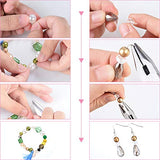 DoreenBow Jewelry Making Kit 1526 Pieces Bracelet Making Kit Jewelry Making Supplies Include Beads Charms Findings Necklace Earring Making Kit for Adults