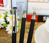 M&G Gel Grip Stick Fine Point Gel Pens, 0.5mm,12 Black Ink Pen