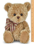 Bearington Baby Shaggy Brown Plush Stuffed Animal Teddy Bear, 12 inches