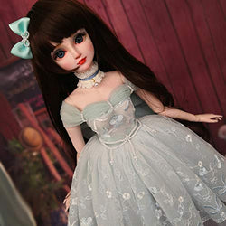 BJD Handmade Doll Lolita Court Dress for 1/3 BJD Girl Dolls Clothes Accessories
