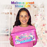 Original Stationery Unicorn Slime Kit, All You Need in One Slime Kit for Girls 10-12 to Make Unicorn Slime for Girls and Glow in The Dark Unicorn Slime for Kids, Magical Gift Idea and Slime Maker Set