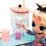 L.O.L. Surprise O.M.G. to-Go Diner Playset with 45+ Surprises Including Color Change Features and Exclusive Fashion Doll, Miss Sundae – Great Gift for Kids Ages 4+