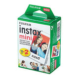 Fujifilm Instax Mini Link Smartphone Printer Plus Fujifilm Instax Mini Films 20 Pack. Plus Stickers. Bonus All-Purpose Microfiber Cloth (Special Edition)