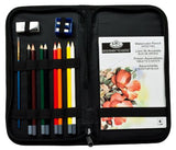 Royal & Langnickel Watercolor Pencil Essentials Keep N' Carry Set