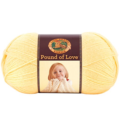 Lion Brand Yarn Pound of Love Honey Bee, Honey Bee