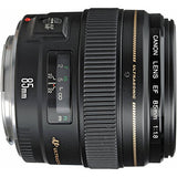 Canon EF 85mm f/1.8 USM Medium Telephoto Lens for Canon SLR Cameras - Fixed