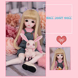 HGFDSA BJD Doll 1/6 SD Dolls 10.2 Inch Dolls with Gift Box Joints Doll DIY Toys with Clothes Outfit Shoes Wig Hair Makeup Best Gift for Girls