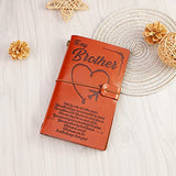 Graduation Birthday Gift for Brother - Enjoy The Ride and Heart-shaped Airplane Trajectory Notebook - 140 Page Travel Diary Journal Back to School Gift for Boys