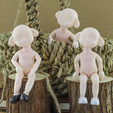 LoveinDIY 1/12 Scale Movable Nude Body Parts 13 Joints for OB11 Dolls DIY Making