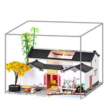 WYD Chinese Style Courtyard DIY Doll House Ancient Architecture Handmade Mini Wooden House Mini Doll House Furniture Set Children’s Toys Puzzle Toy Birthday Gifts (ShanChuanBieYuan)