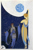 Berkin Arts Erte Giclee Canvas Print Paintings Poster Reproduction(Nocturne Erte) #XFB