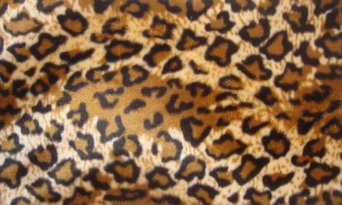 Velboa Faux Fur Fabric Animal Print JAGUAR 60" Wide sold By the Yard