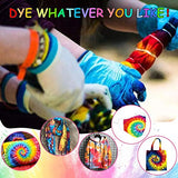 Riomhorry Tie Dye Kits, 26 Colors Tie Dye DIY- Kit for Kids, Women, Party Fabric Dye with Gloves, Aprons, Rubber Bands and Plastic Table Covers