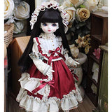 HMANE BJD Dolls Clothes for 1/6 BJD Dolls, Vintage Royal Court Style Dress for 1/6 BJD Dolls (No Doll)