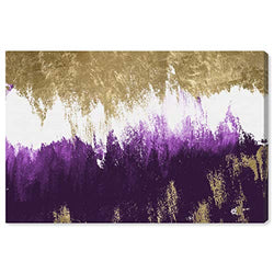 The Oliver Gal Artist Co. Abstract Wall Art Canvas Prints 'Adore Amethyst' Home Décor, 45" x 30", Gold, Purple