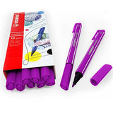 Stabilo PointMax Nylon Tip Fineliner Pens - 0.8mm - Pack of 10 - Violet - 488/58