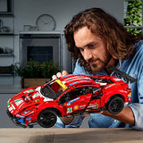 LEGO Technic Ferrari 488 GTE “AF Corse #51” 42125 Building Kit; Make a Faithful Version of The Famous Racing Car, New 2021 (1,677 Pieces)