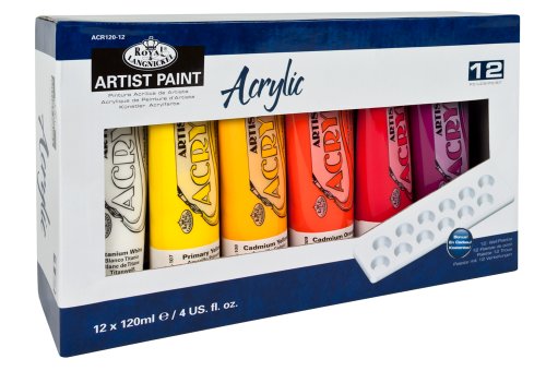 Royal & Langnickel Artist Tube Paint, 120ml, 12-Pack