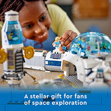 LEGO City Lunar Research Base 60350 Building Kit for Kids Aged 7 and Up; Toy Moon Base with Science Labs, Air Lock, Lunar Lander, Viper Rover, Moon Buggy, and 6 Astronaut Minifigures (786 Pieces)