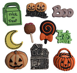 Buttons Galore Craft & Sewing Buttons - Halloween Night - Set of 3