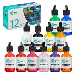 imyyds Airbrush Paint, 24 Color Acrylic Airbrush Paint Set, Water Based  Read-to-Spray Air Brush Painting Set, Airbrush Spray Paint Kit for Papers