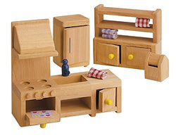 Small World Toys Ryan's Room Wooden Doll House, Kitchen