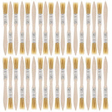 US Art Supply 36 Pack of 1/2 inch Paint and Chip Paint Brushes for Paint, Stains, Varnishes, Glues,