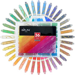 DLUCKY Soft Oil Pastels Set of 48 Colors(50 -Piece) Drawing Art Kit,Oil  Pastels for kids and Artists,Suitable for Artist Beginners Students Girls  Boys