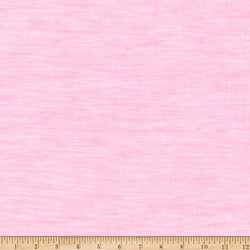 Robert Kaufman Limerick 100% Linen Fabric by The Yard, Pink