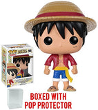 Funko Pop! Anime: One Piece - Monkey D. Luffy Vinyl Figure (Bundled with Pop Box Protector Case)