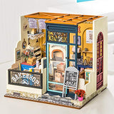 ROBOTIME Miniature Dollhouse Kit with Furniture 1:24 Scale Furniture Kit Creative Gifts for Woman/Adults - Nancy's Bake Shop