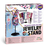Fashion Designer Kits for Girls, FunKidz Decorate Your Own Jewelry Stand Holder for Kids