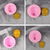 WYD FondantCake Doll Tool Molds 3D Silicone Face Mold Human Head Mold Super Light Clay Soft Pottery Molds DIY Glue Mould