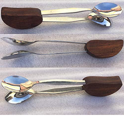 AAR Brand New Traditional Irish Percussion Session folk Rosewood Metal Stainless Steel Spoons