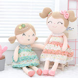 Gloveleya Baby Doll Girl Gifts Wearing Spring Dress Plush Cloth Dolls Toy 17"+Gift Box …