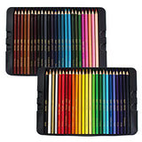 SKKSTATIONERY 50Pcs Colored Pencils, Packing in Tin, 50 Vibrant Colors, Drawing Pencils for Sketch, Arts, Coloring Books
