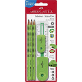 Faber Castell 217066 Large Pencil-Set with Ruler - Lime Green