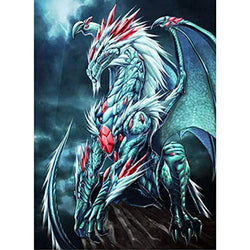 5D Full Drill Dragon Diamond Painting Kit for Adults, DIY Dragon Diamond Rhinestone Painting Kits for Adults and Beginner Diamond Arts Craft Home Decor, 30x40cm (Dragon Diamond Painting)