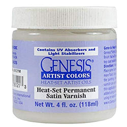 Genesis Artist Oil Color Heat-Set Removable Varnish 4 oz Jar