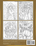 Enchanted Earth: A Fantasy Adult Coloring Book set in a Magical World of Fairies, Witches, Elves, Dwarfs, Dragons and more.