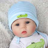 Kaydora Reborn Baby Doll Boy, 22 inch Soft Weighted Body, Cute Lifelike Handmade Silicone Doll