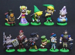 Legend of Zelda Spirit Tracks 2 Inch PVC Set of 11 Figures