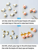 Kissity 20 Styles Golden Jewelry Finding Starter Kits Bails Earring Hooks Earring Backs Earnuts