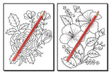 Flowers for Beginners: An Adult Coloring Book with Fun, Easy, and Relaxing Coloring Pages