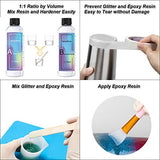 Cup Turner Full Kit with Tumbler Turner, Epoxy Resin, Heat Gun, Liquid Epoxy Resin Dye, Glitter Powder, Stainless Steel Tumbler