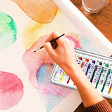 AUREUO Watercolor Paint Set 12 Color x 12ml / 0.4 Fl Oz Tubes Non-toxic Water Color, Water Paint Sets Great Value Painting Supplies for Kids, Students & Beginners