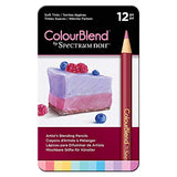 Spectrum Noir SPECCB-SOFT12 ColourBlend Premium Blendable Artists Pencils, Soft Tints, Pack of 12, 19 x 12 x 1.5 cm