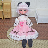 Yutotue 1/6 BJD Dolls 30cm SD Doll 11.8 Inch Cute Pretty Ball Jointed Body Doll DIY Toys with Clothes Outfits Shoes Wig Hair Makeup, Best Birthday Gift for Kids (Norma)